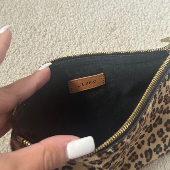 J. Crew Leopard Makeup Pouch - Picture 2 of 5